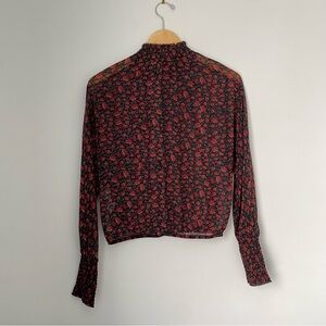 Floral sheer top from Dynamite